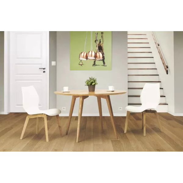 Dining table style Scandinavian round PONY (Ø 120 cm) (wooden) - image 30040