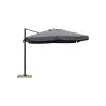 Parasol deported square with ventilation 3 m x 3 m Caesar (grey) - image 30070