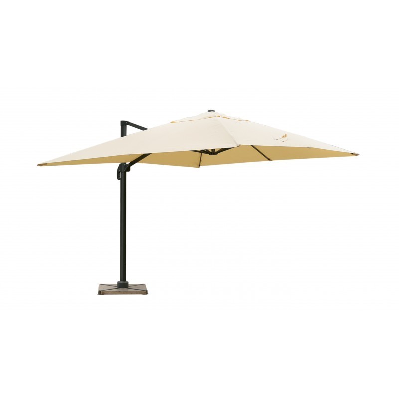 Sonnenschirm mit Belüftung 3 m x 4 m LEONIE (Beige) deportiert - image 30093