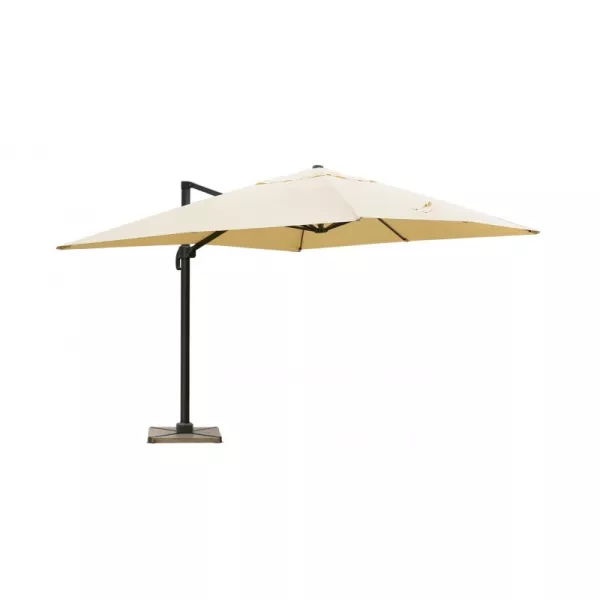 Parasol deported with ventilation 3 m x 4 m LEONIE (beige) - image 30093