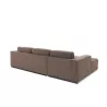 Ecke Sofa Design links 4 Plätze mit Ma Chaise in Stoff (braun) - image 30389