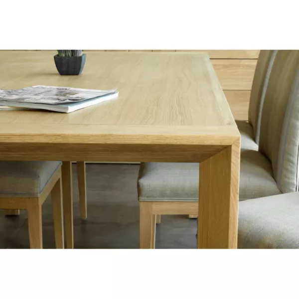 Dining room rectangular (200x95cmx76cm) JASON solid oak (natural oak) - image 30435