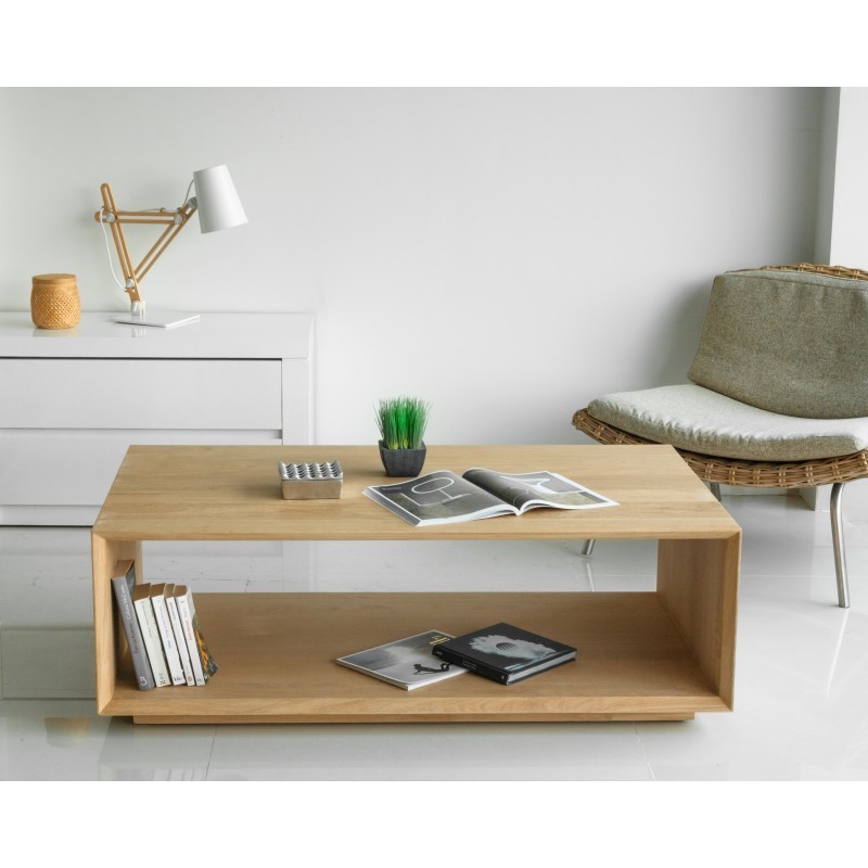 JASON rectangular coffee table solid oak (natural oak) to associate with Jason Dining Room In High Quality Solid Wood