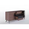 Buffet row 2 doors 2 drawers vintage MAGEN wooden (Walnut) - image 30639