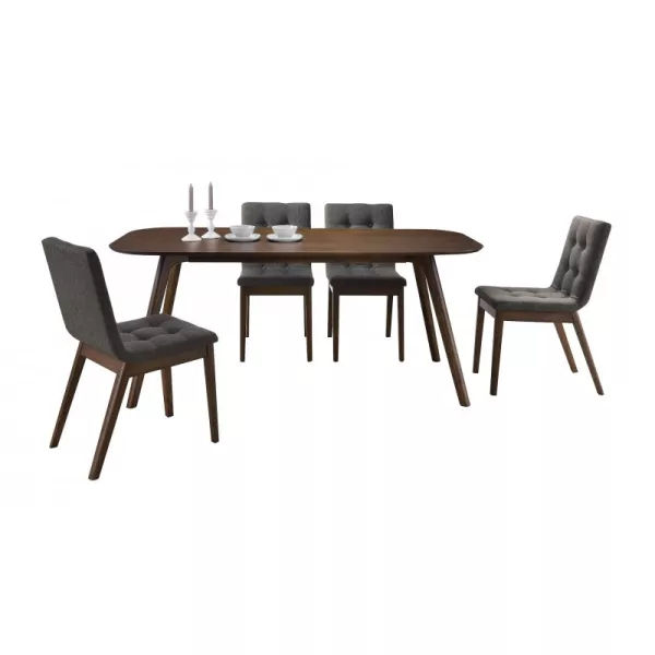 Tavolo da pranzo design CORENTINE in legno (180cmX90X75cm) (annegato) - image 30667