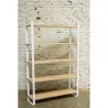 Shelf design NUCE bookcase solid oak (natural oak) - image 36045