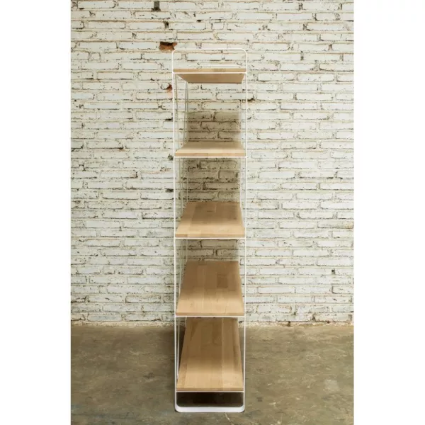 Shelf design NUCE bookcase solid oak (natural oak) - image 36046