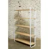 Shelf design NUCE bookcase solid oak (natural oak) - image 36047