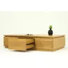 Table basse contemporaine 120 cm ALISA en teck massif (naturel) - image 36134