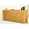 Buffet contemporary row 4 doors 4 drawers ANATOLY (natural) massive teak to associate with High Quality Solid Wood Sideboard Sid