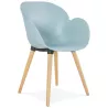 Design chair style Scandinavian LENA polypropylene (sky blue) - image 36946