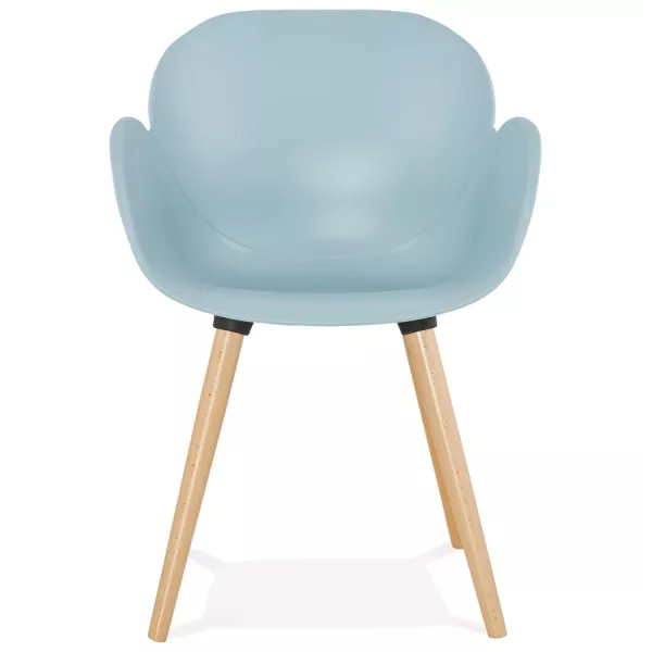 Design chair style Scandinavian LENA polypropylene (sky blue) - image 36947