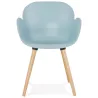 Design chair style Scandinavian LENA polypropylene (sky blue) - image 36947