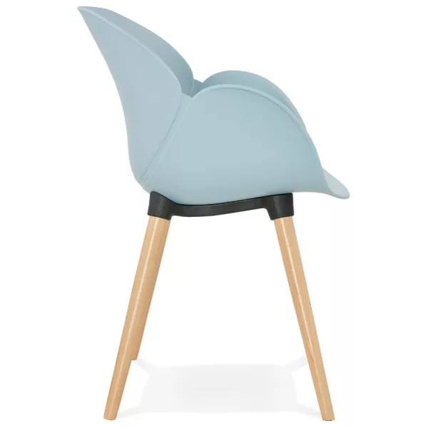 Design chair style Scandinavian LENA polypropylene (sky blue) - image 36948