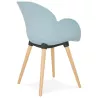 Design chair style Scandinavian LENA polypropylene (sky blue) - image 36949