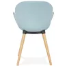 Design chair style Scandinavian LENA polypropylene (sky blue) - image 36950