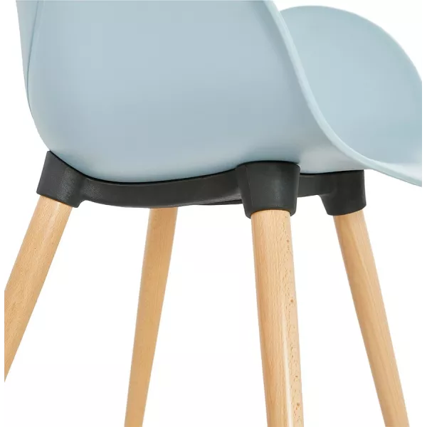 Design chair style Scandinavian LENA polypropylene (sky blue) - image 36954