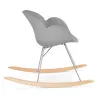 Rocking design EDEN (light gray) polypropylene Chair - image 36973