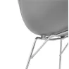 Rocking design EDEN (light gray) polypropylene Chair - image 36979