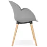 Design chair style Scandinavian LENA polypropylene (light gray) - image 36999