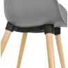 Design chair style Scandinavian LENA polypropylene (light gray) - image 37005