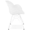 Design chair and moderne TOM polypropylene foot (white) white metal - image 37101