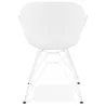 Design chair and moderne TOM polypropylene foot (white) white metal - image 37103