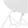 Design chair and moderne TOM polypropylene foot (white) white metal - image 37108