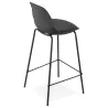 Bar bar halfway up industrial OCEANE MINI (black) chair stool - image 37385