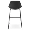 Bar bar halfway up industrial OCEANE MINI (black) chair stool - image 37386