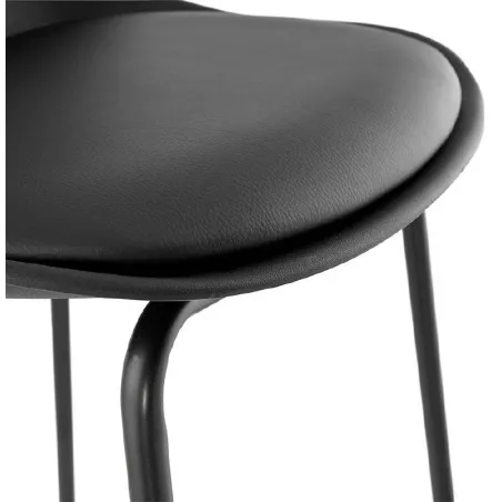 Bar bar halfway up industrial OCEANE MINI (black) chair stool - image 37388