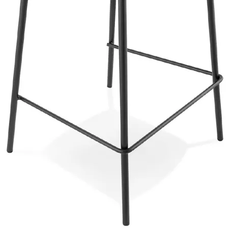 Bar bar halfway up industrial OCEANE MINI (black) chair stool - image 37389