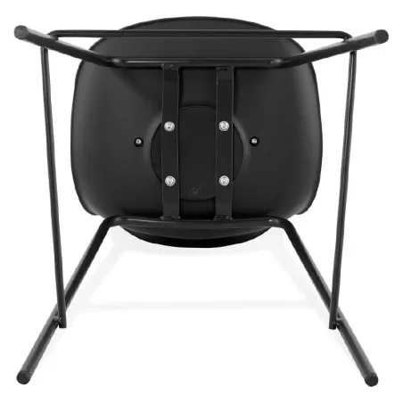 Bar bar halfway up industrial OCEANE MINI (black) chair stool - image 37393