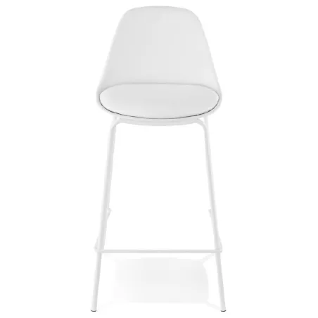 Bar bar halfway up industrial OCEANE MINI (white) chair stool - image 37396