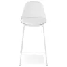 Bar bar halfway up industrial OCEANE MINI (white) chair stool - image 37396