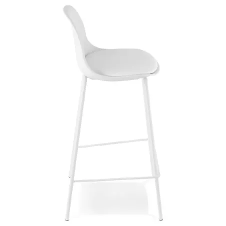 Bar bar halfway up industrial OCEANE MINI (white) chair stool - image 37397