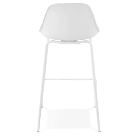 Bar bar halfway up industrial OCEANE MINI (white) chair stool - image 37399