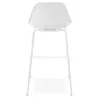 Bar bar halfway up industrial OCEANE MINI (white) chair stool - image 37399