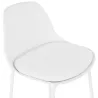 Bar bar halfway up industrial OCEANE MINI (white) chair stool - image 37400