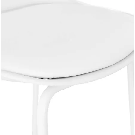 Bar bar halfway up industrial OCEANE MINI (white) chair stool - image 37401