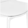 Bar bar halfway up industrial OCEANE MINI (white) chair stool - image 37401