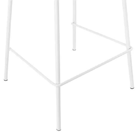 Bar bar halfway up industrial OCEANE MINI (white) chair stool - image 37403