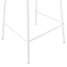 Bar bar halfway up industrial OCEANE MINI (white) chair stool - image 37403