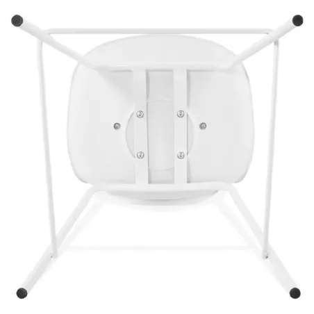 Bar bar halfway up industrial OCEANE MINI (white) chair stool - image 37406