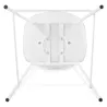 Bar bar halfway up industrial OCEANE MINI (white) chair stool - image 37406