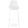 Tabouret de bar chaise de bar industriel OCEANE (blanc) - image 37421