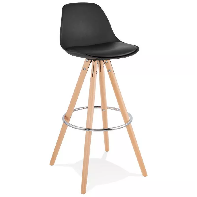 Barstool design Scandinavian OCTAVE (black) - image 37456