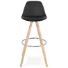 Barstool design Scandinavian OCTAVE (black) - image 37457