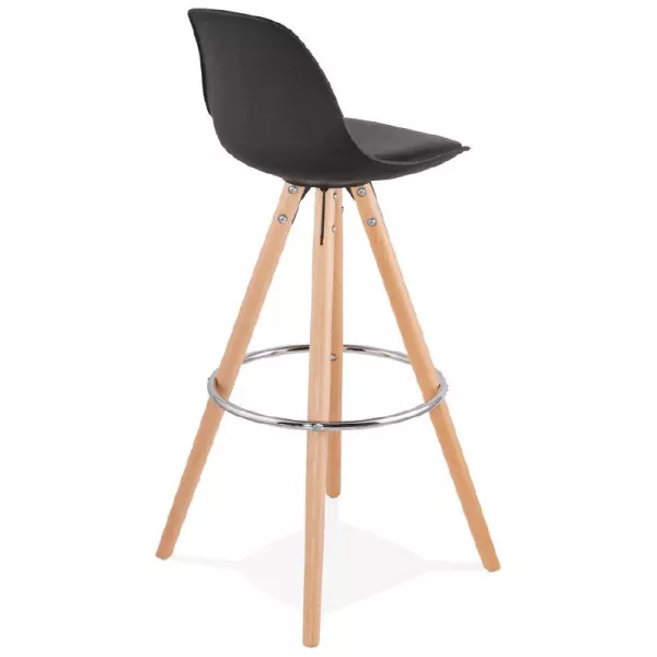 Barstool design Scandinavian OCTAVE (black) - image 37459