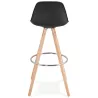 Barstool design Scandinavian OCTAVE (black) - image 37460